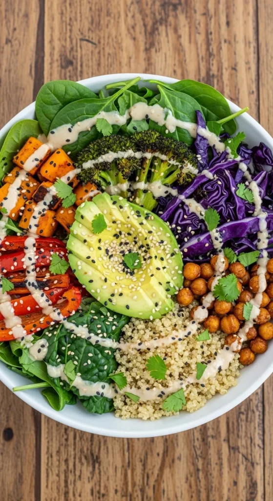 Vegan dinner bowls