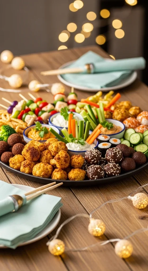 Vegan party snacks