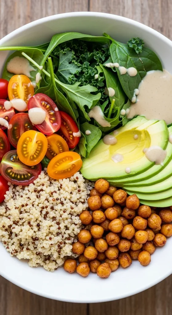 Vegetarian protein bowls