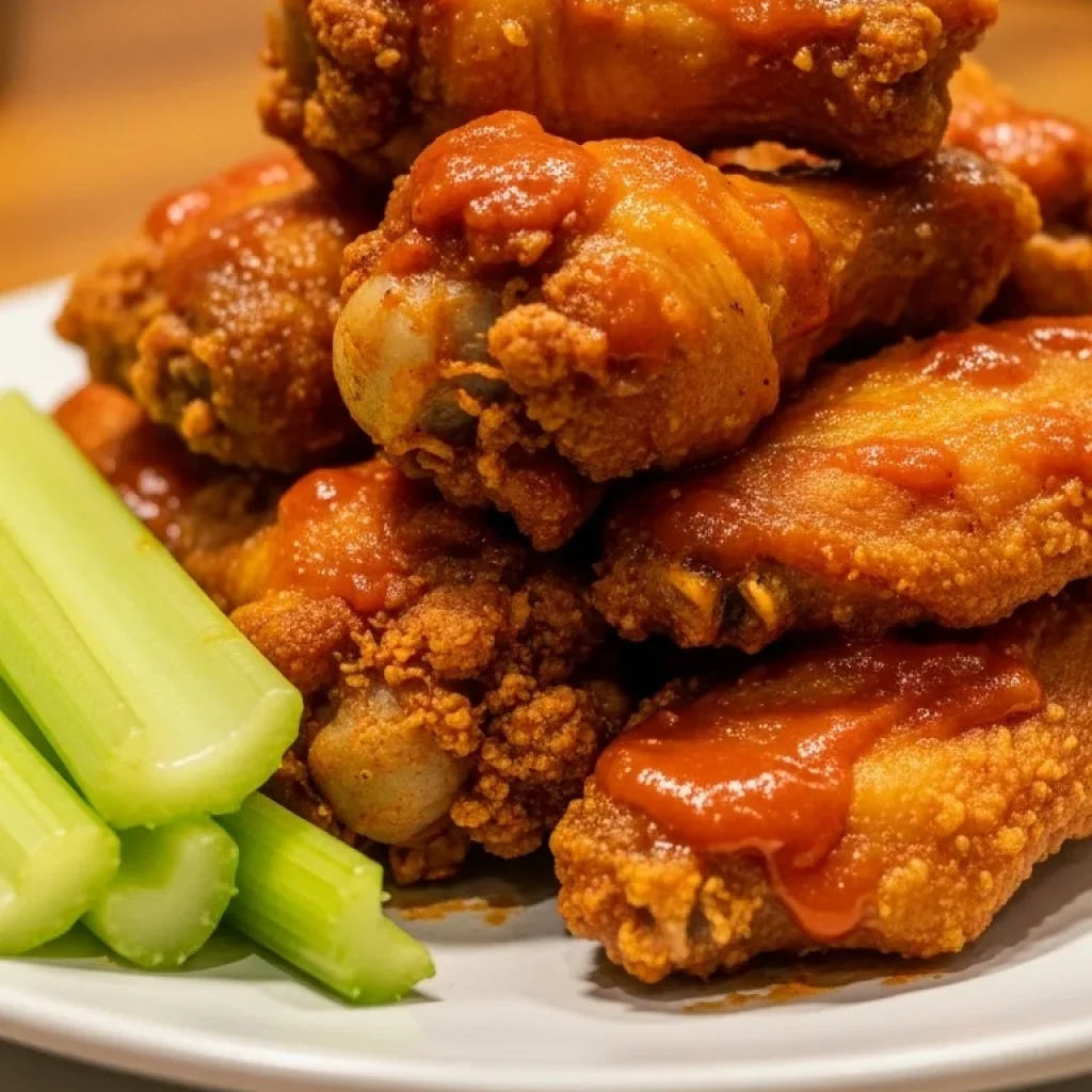 20. Baked Chicken Wings with Buffalo Sauce